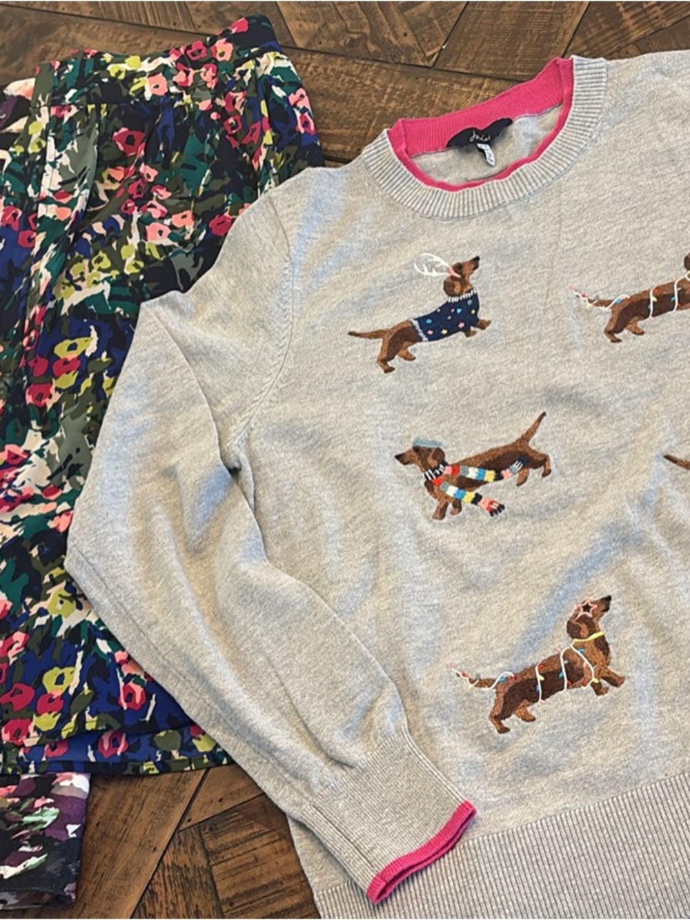 Bundle - 2 skirts inc J. Crew & 1 Joules holiday sweater